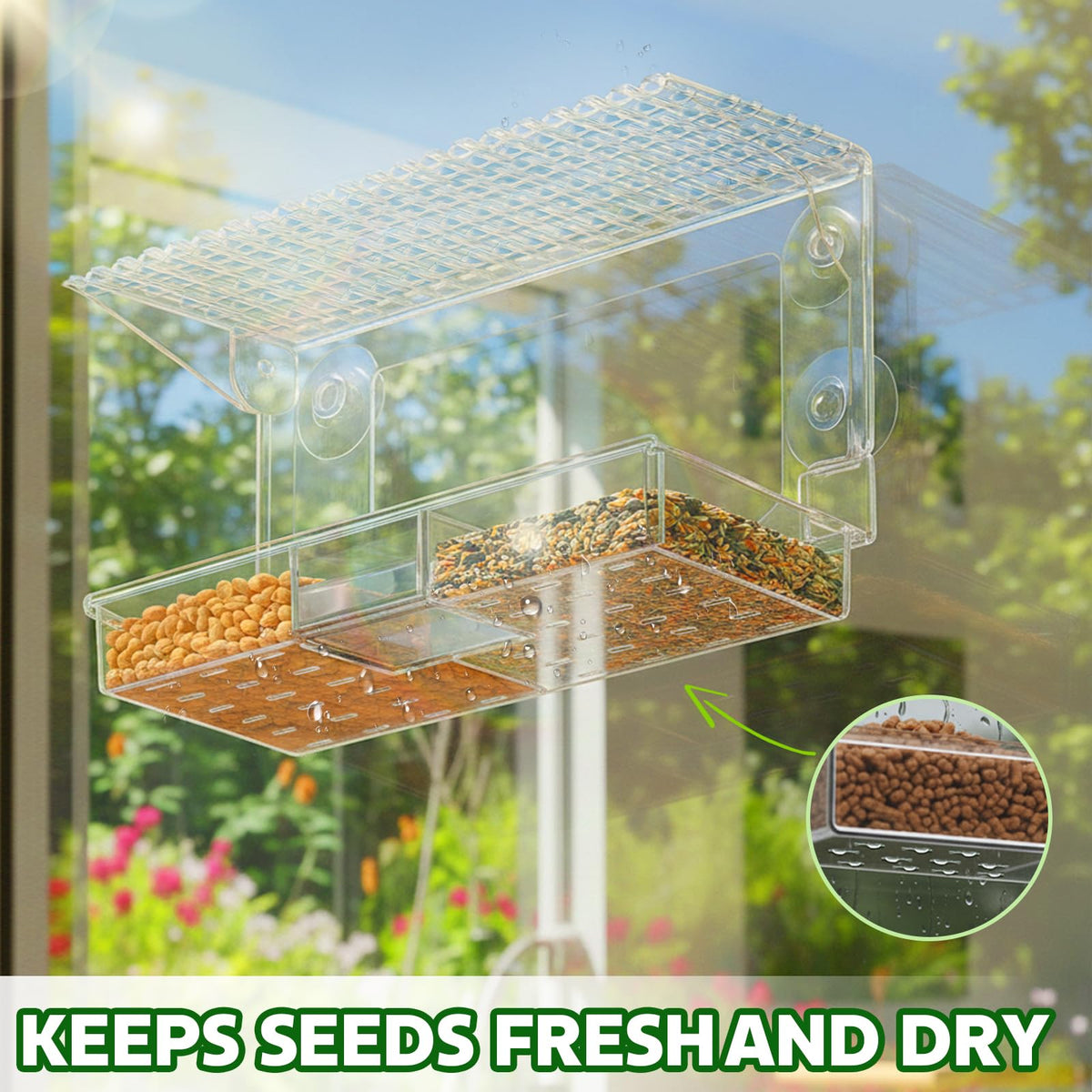 EZIYIN bird-safe design with rounded corners for gentle wildlife watching.