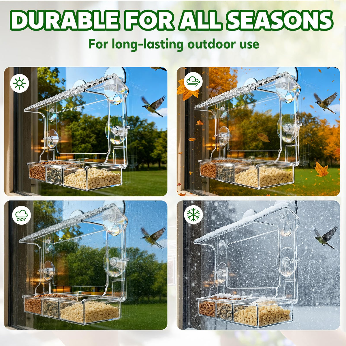 EZIYIN window feeder gift option for bird lovers, gardeners, and families.
