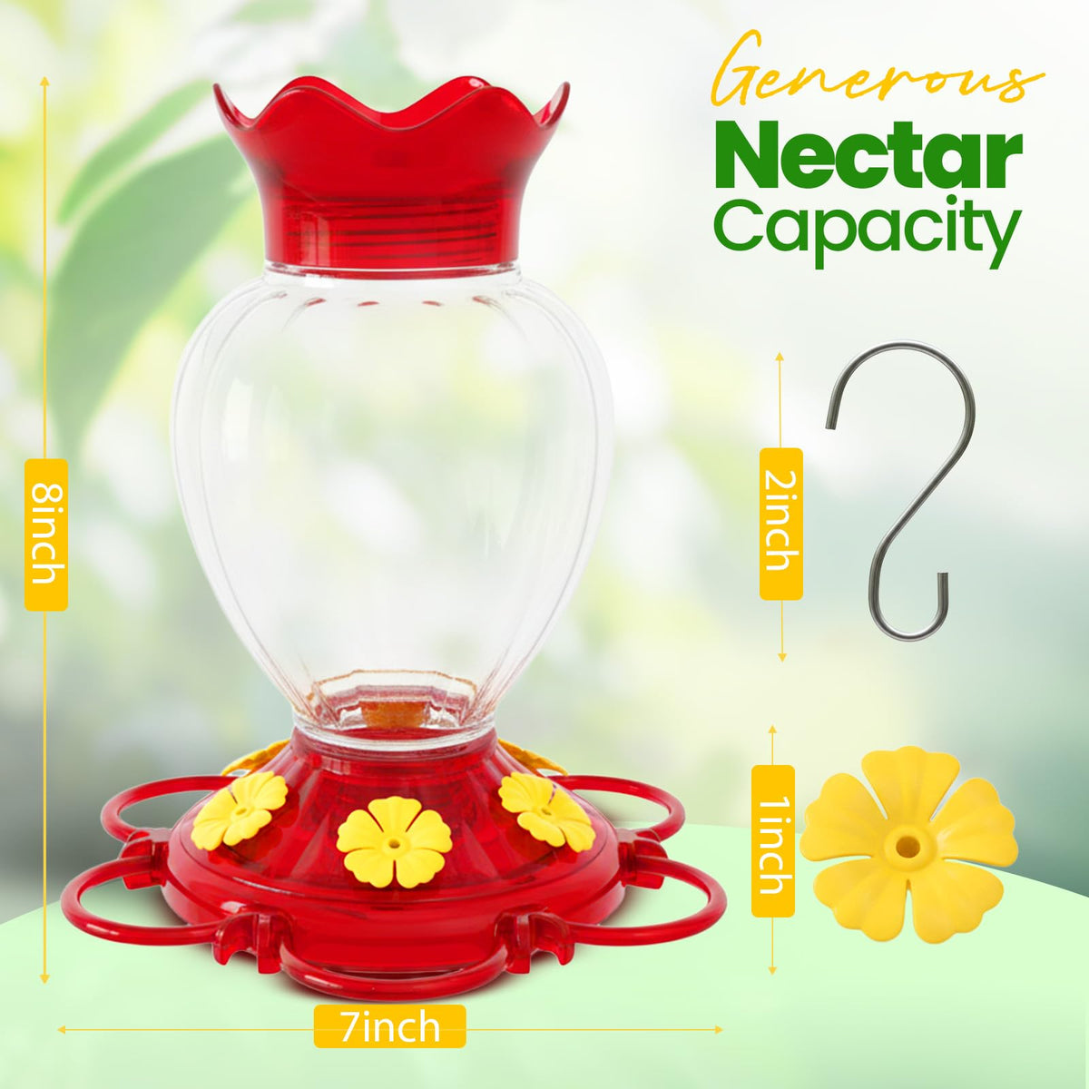 Eziyin feeder wide-mouth opening makes refills and cleaning quick.