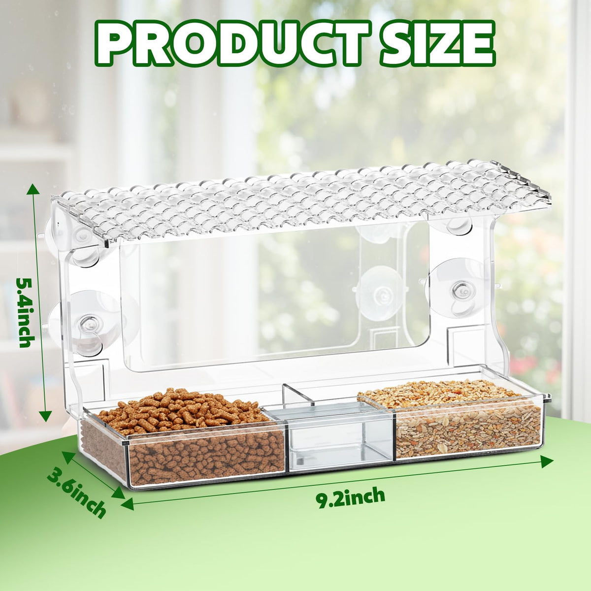 EZIYIN no-assembly window feeder ideal as a thoughtful outdoor gift.