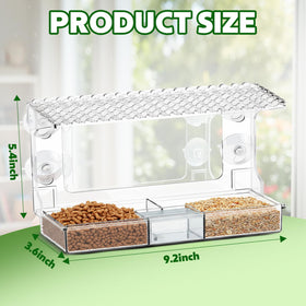 EZIYIN no-assembly window feeder ideal as a thoughtful outdoor gift.