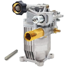 EZJOB pump head assembly shown for easy replacement on compatible pressure washers