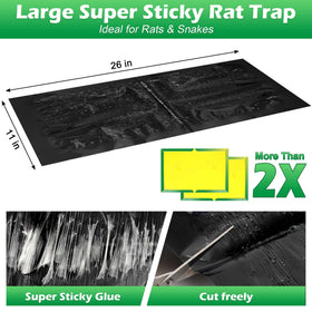 Ezoon 26x11 inch sticky trap cut to size for larger pests.