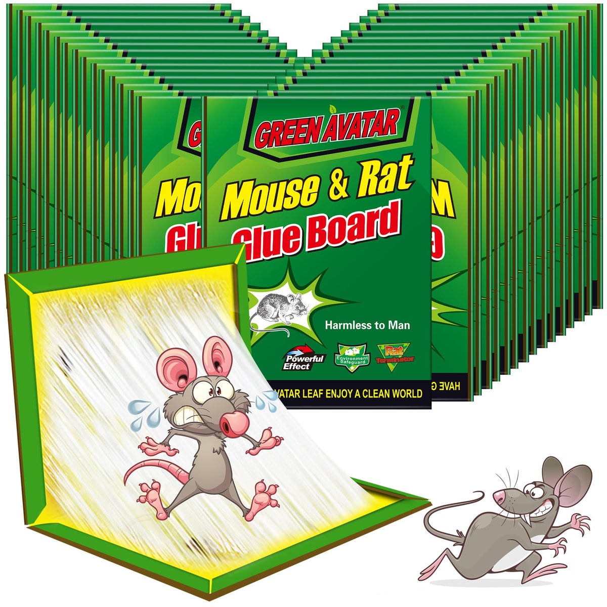 Ezoon large mouse glue trap with strong adhesive for quick indoor catches.