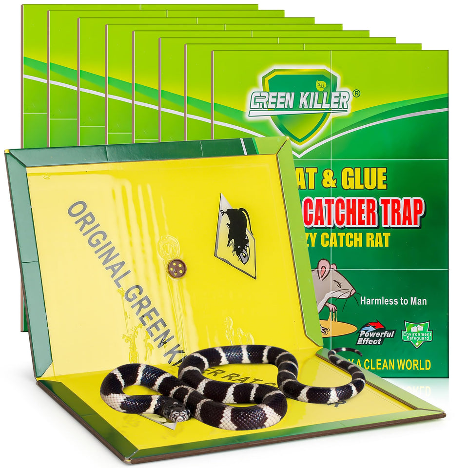 Ezoon glue-board trap assembled for outdoor yard use with strong adhesion