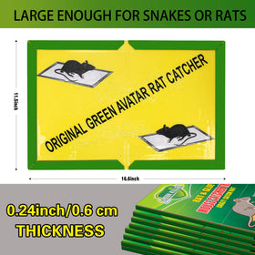 Ezoon glue-board extended for placement along common snake paths