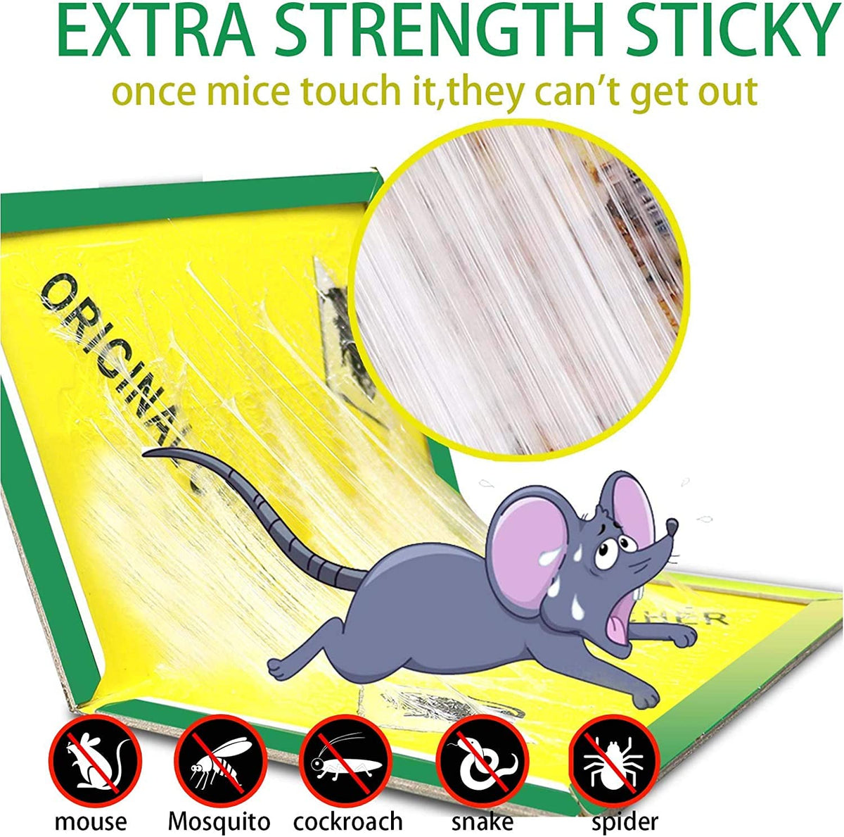 Ezoon sticky trap foldable design enables versatile placement around corners.