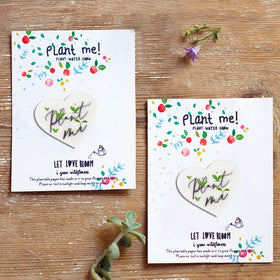 Ezoon wedding favor packaging options with plantable paper