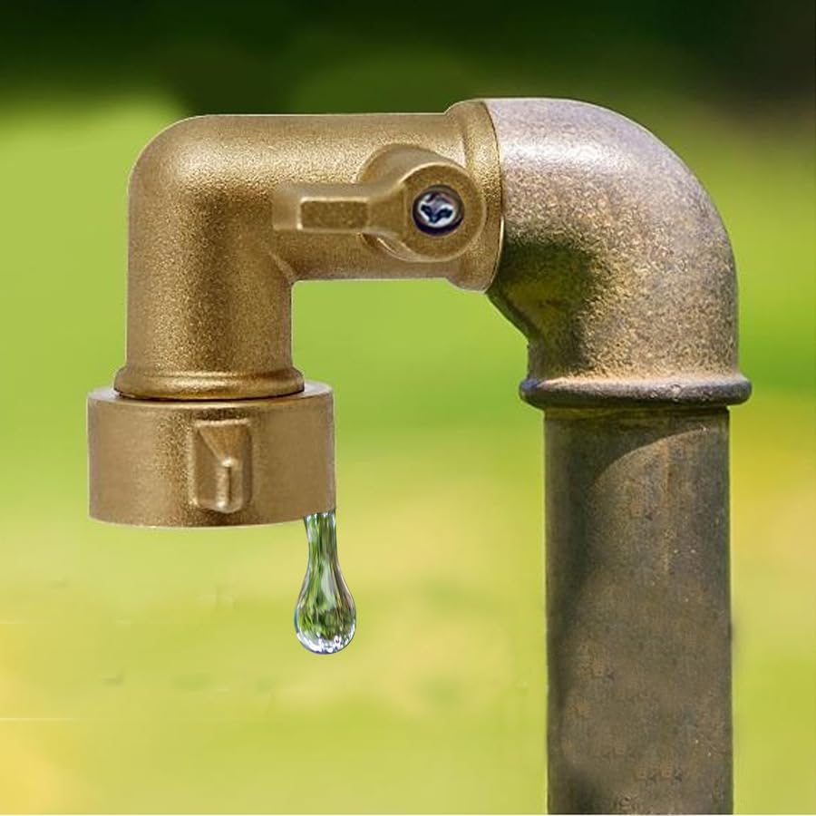 EZtar RV water hookup in a narrow space demonstrates a space-saving solution.