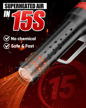EZUVITA 60s fast start demonstrates rapid ignition for charcoal