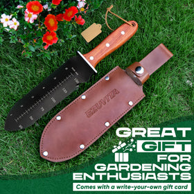 EZUVITA Hori Hori knife multi-use tool for weeding and digging
