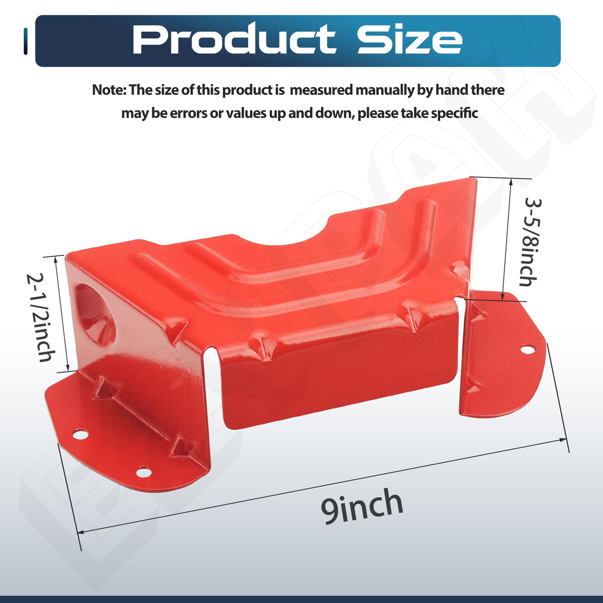 EZYPak two-pack installation bolts included for quick mower mounting.