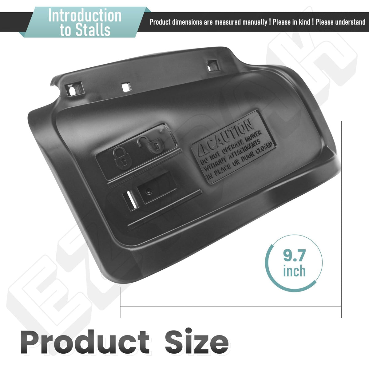 EZYPAK 532175735 hinge bracket aligns the door for durable operation.