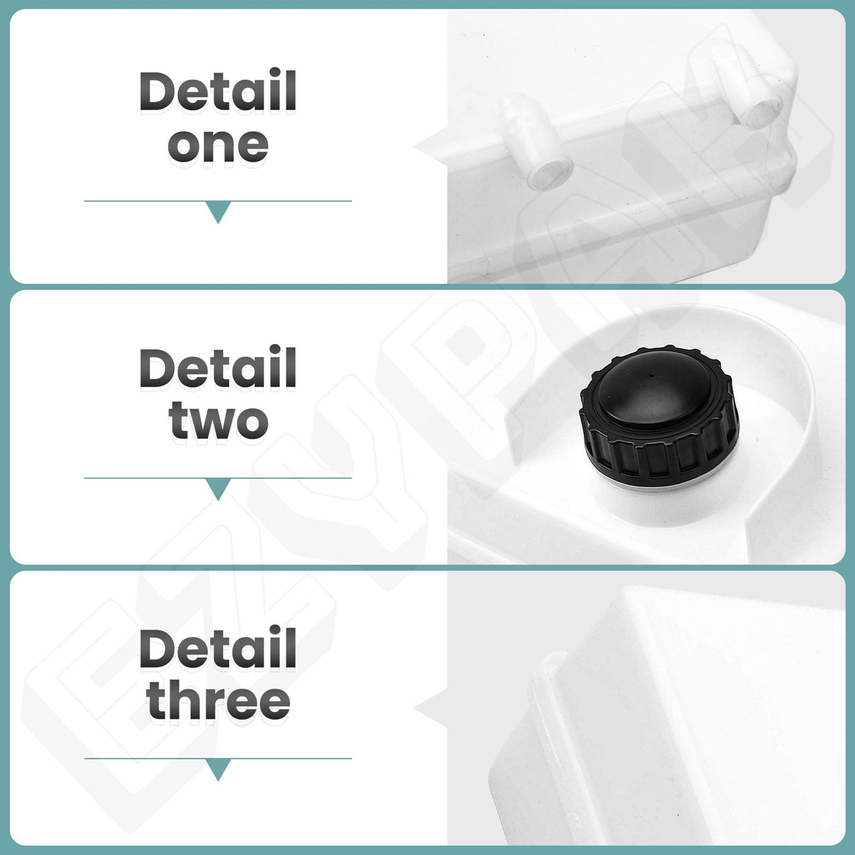 EZYPak 7601092MA heavy-duty construction for durable fuel storage.