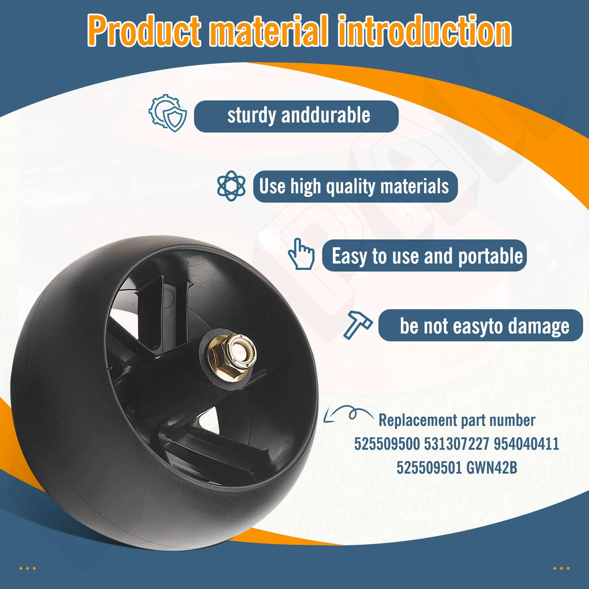 EZYPak branding on packaging conveys trusted replacement part.