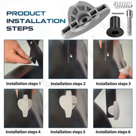 EZYPak collars and coiled pins included for solid, long-lasting fit.