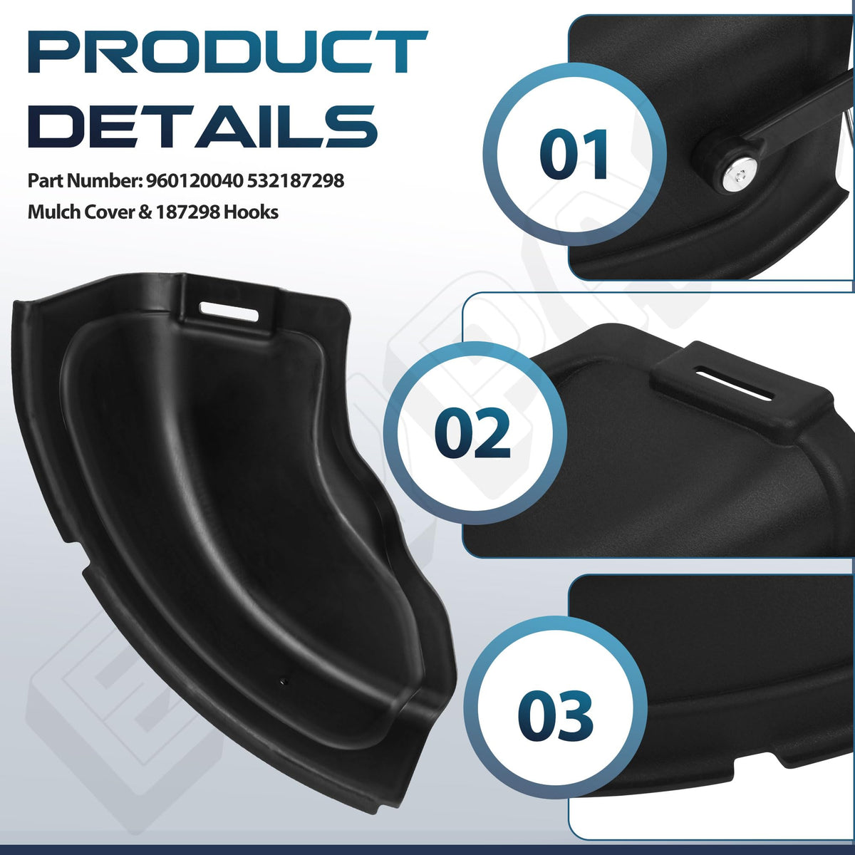 EZYPak complete kit includes cover and hooks for a full installation package