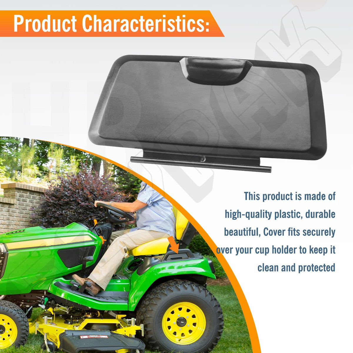 EZYPAK Fender Deck Cover on John Deere S220 enabling easy maintenance