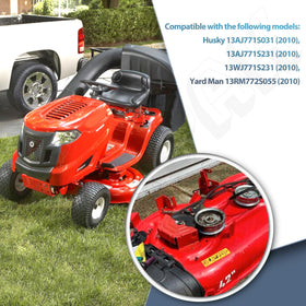 EZYPak heavy-duty alloy steel guard emphasizes long-lasting deck protection.
