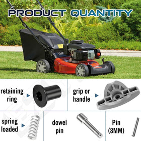 EZYPak heavy-duty pins and collar demonstrate anti-vibration design.