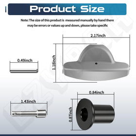 EZYPak pin and collar closeup highlighting reinforced hardware for durability.