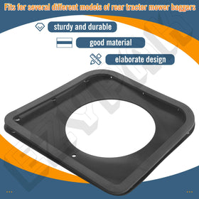 EZYPak rear tractor mower bagger component with durable construction for long service life.