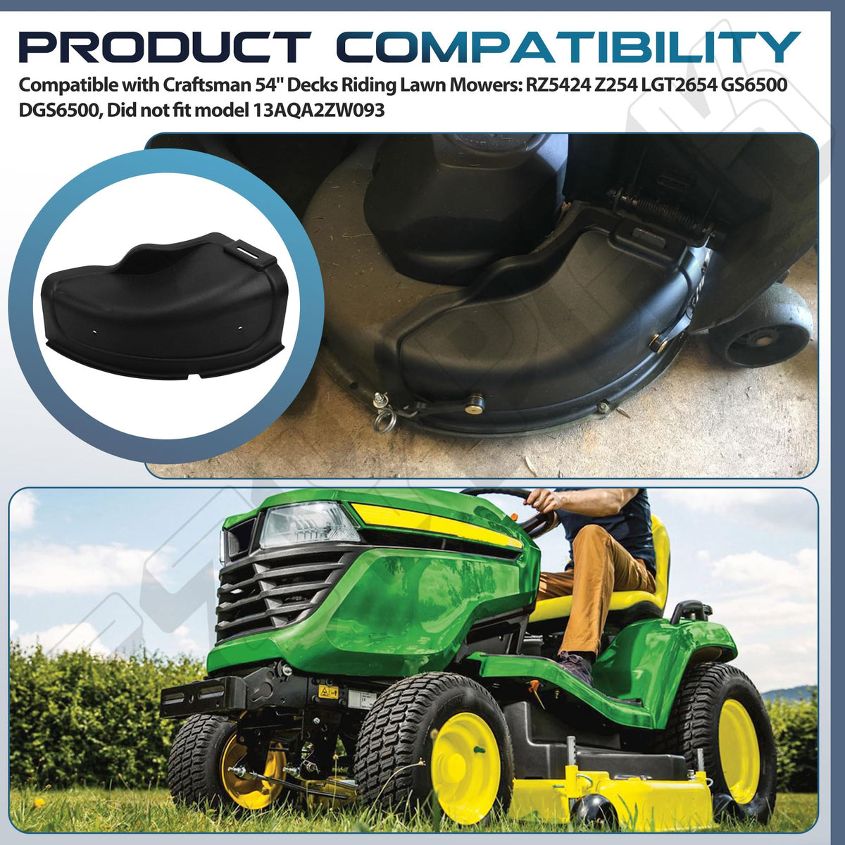 EZYPak secure mounting hooks ensure reliable mulch plate retention