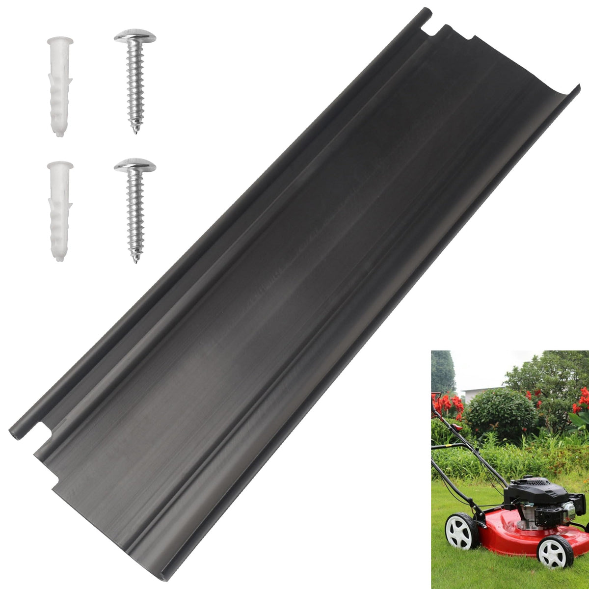 EZYPak trailing shield for Toro 22inch, top view showing splash protection.