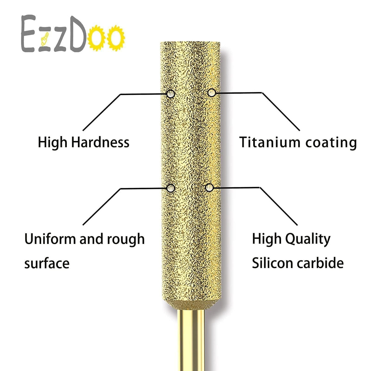 EzzDoo bits compatibility with 3/8-inch chains for versatile sharpening