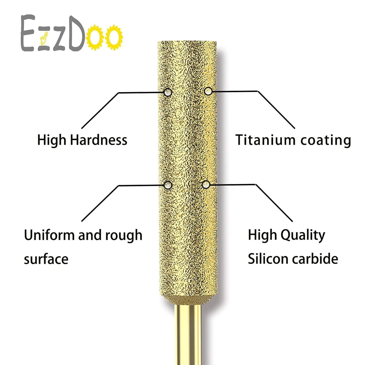 EzzDoo high-hardness sharpening wheels provide consistent results