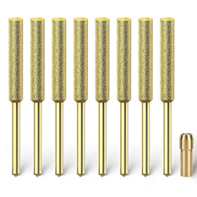 EzzDoo titanium-coated chainsaw sharpener bits restore razor edge quickly