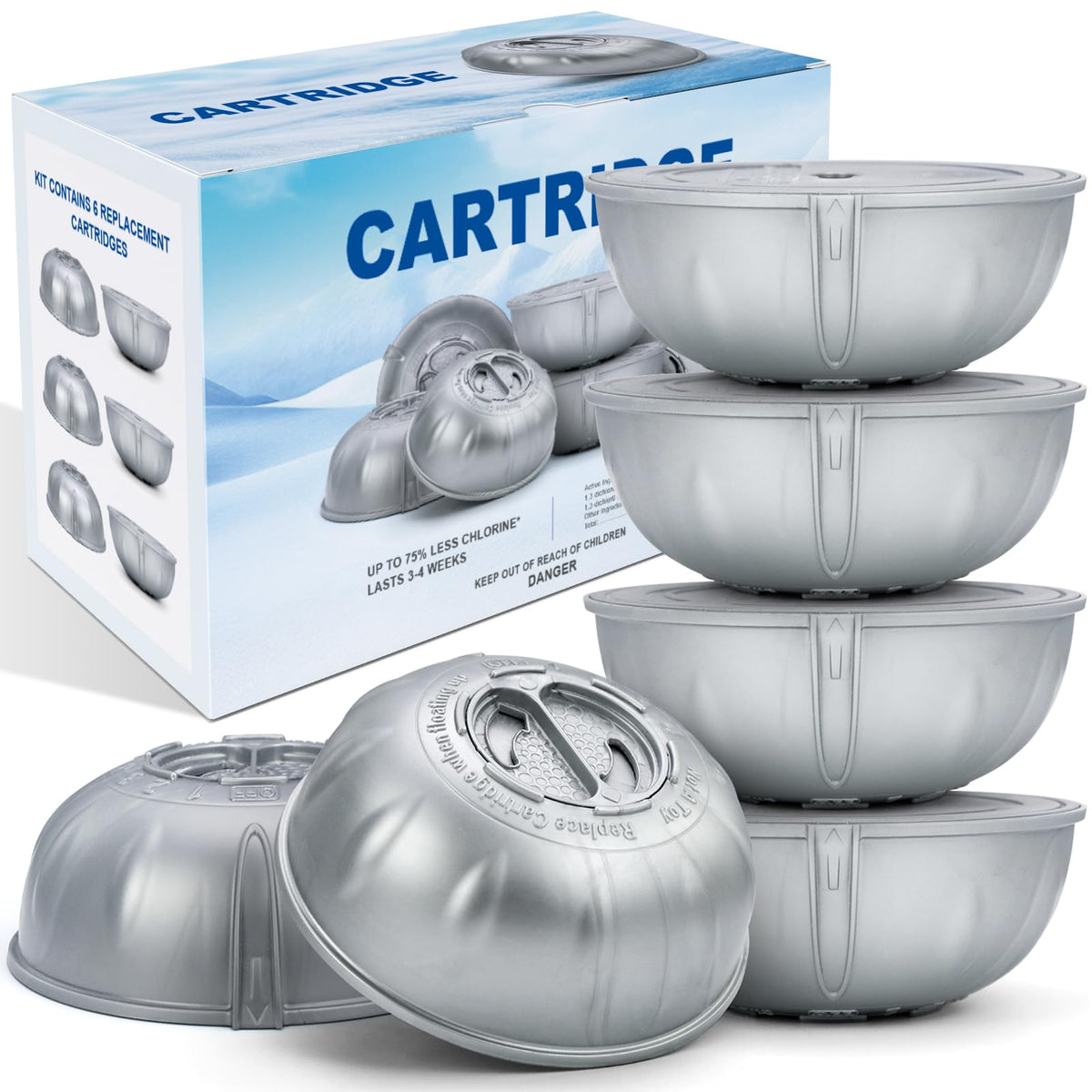 Faasiu Frog Floating System cartridge pack for reliable filtration and easy swaps.