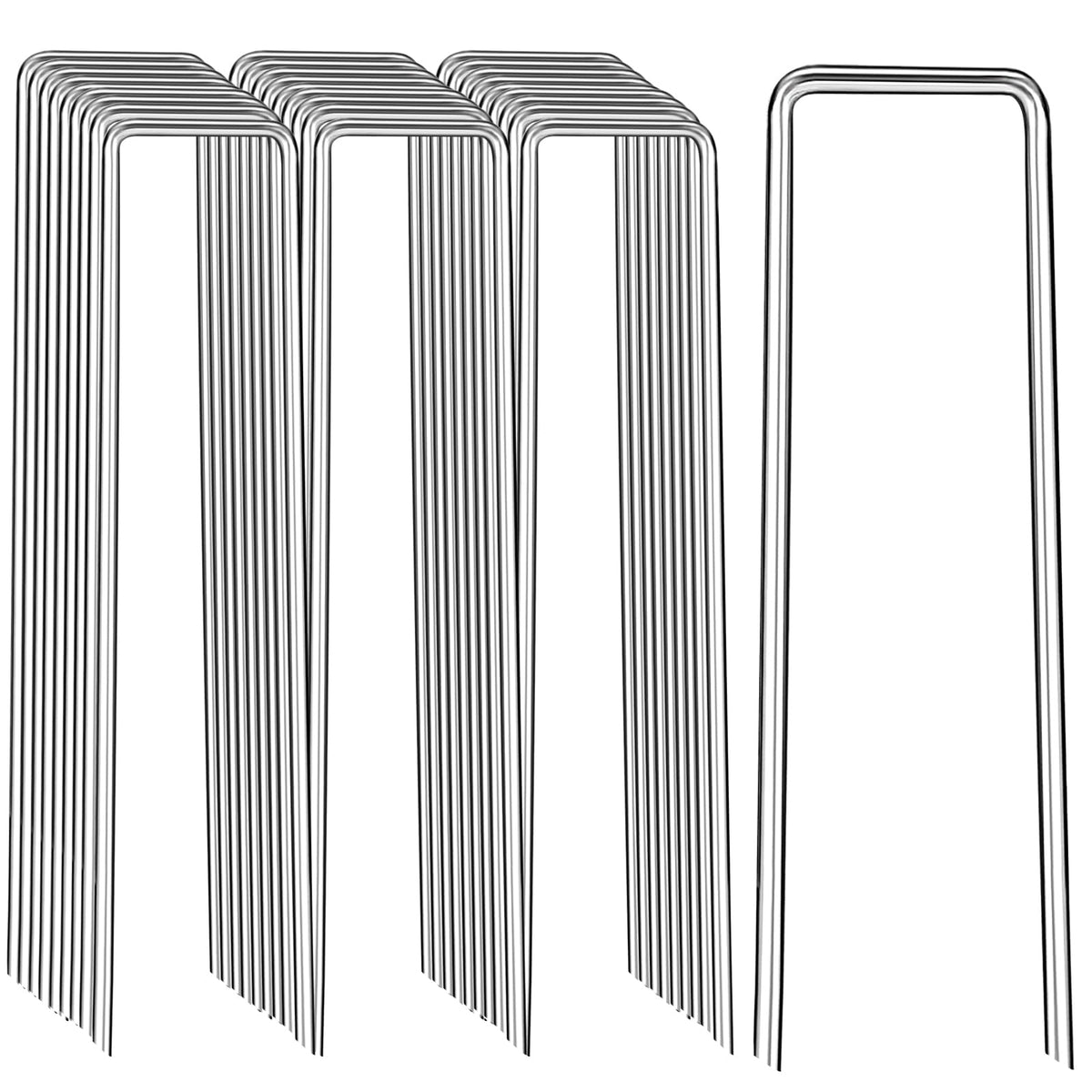 FAAYUCK landscape stakes 12inch anchor for secure outdoor installations