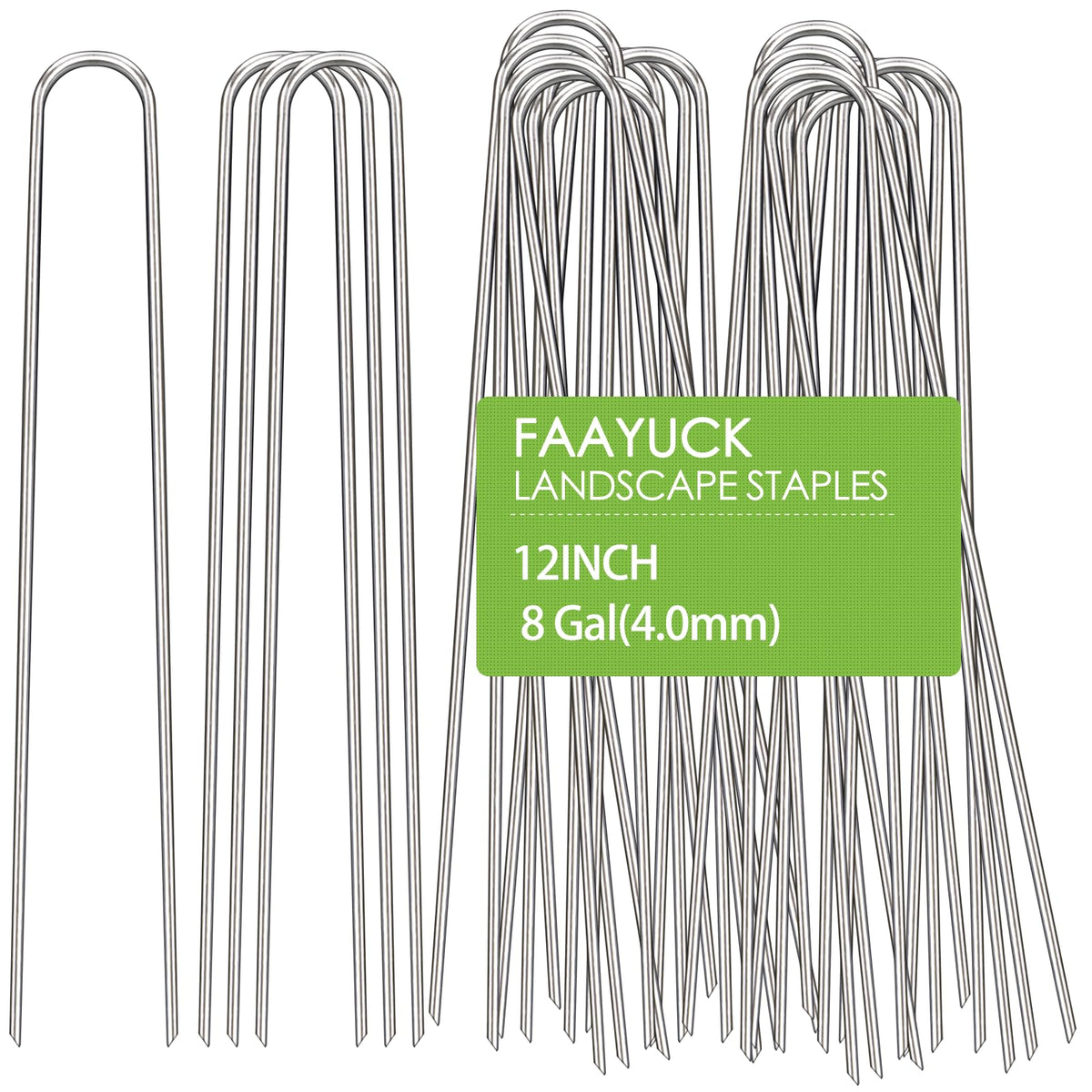 FAAYUCK outdoor decor uses stakes for seasonal decorations and light displays