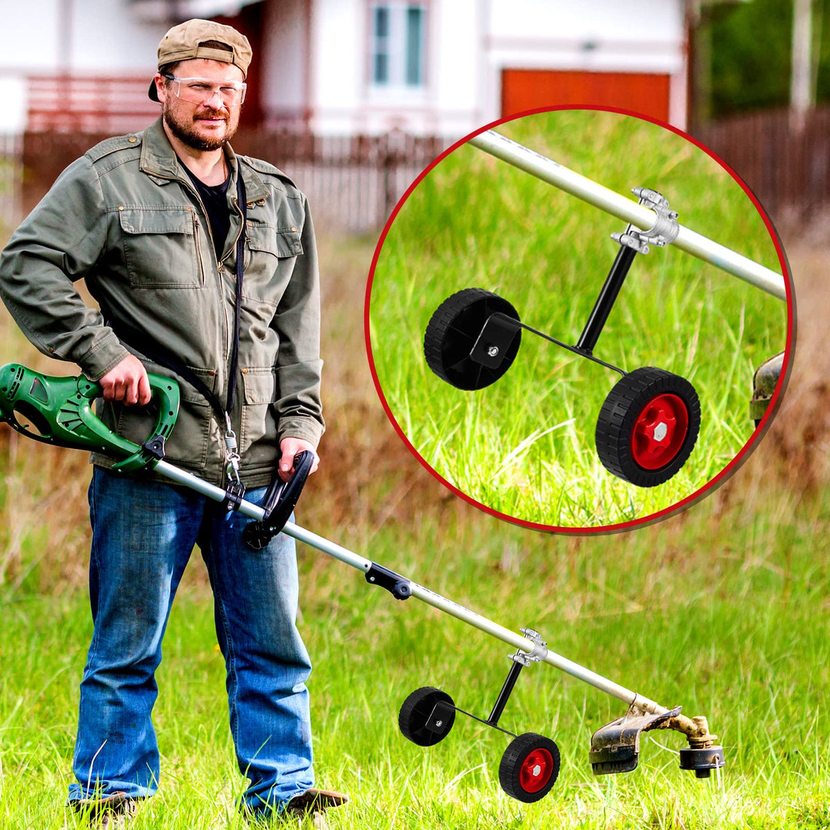 Fabbay durable plastic wheel and metal bracket ensure long-term reliability.
