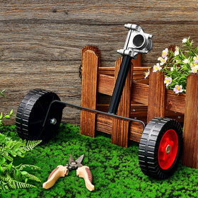 Fabbay height-adjustable wheels let you tailor your cutting height for different tasks.