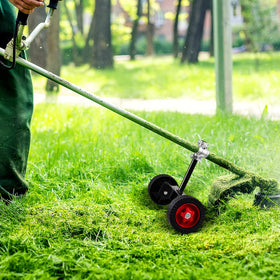 Fabbay versatile weed-trimmer accessory supports better ergonomics and cleaner edges.