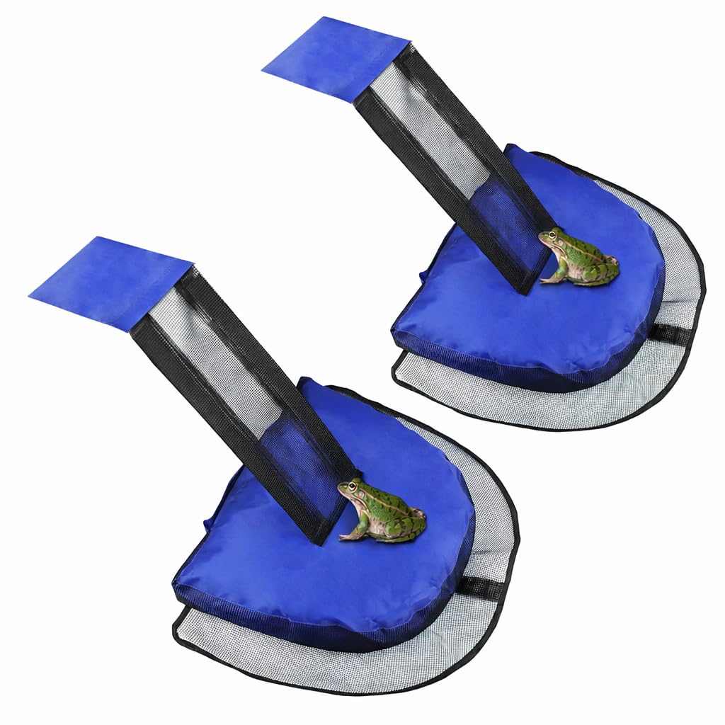 Fabflame 2-pack escape ramp floats in blue for pool wildlife rescue
