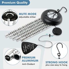 Fabuday wind chimes with mute mode offer flexible listening