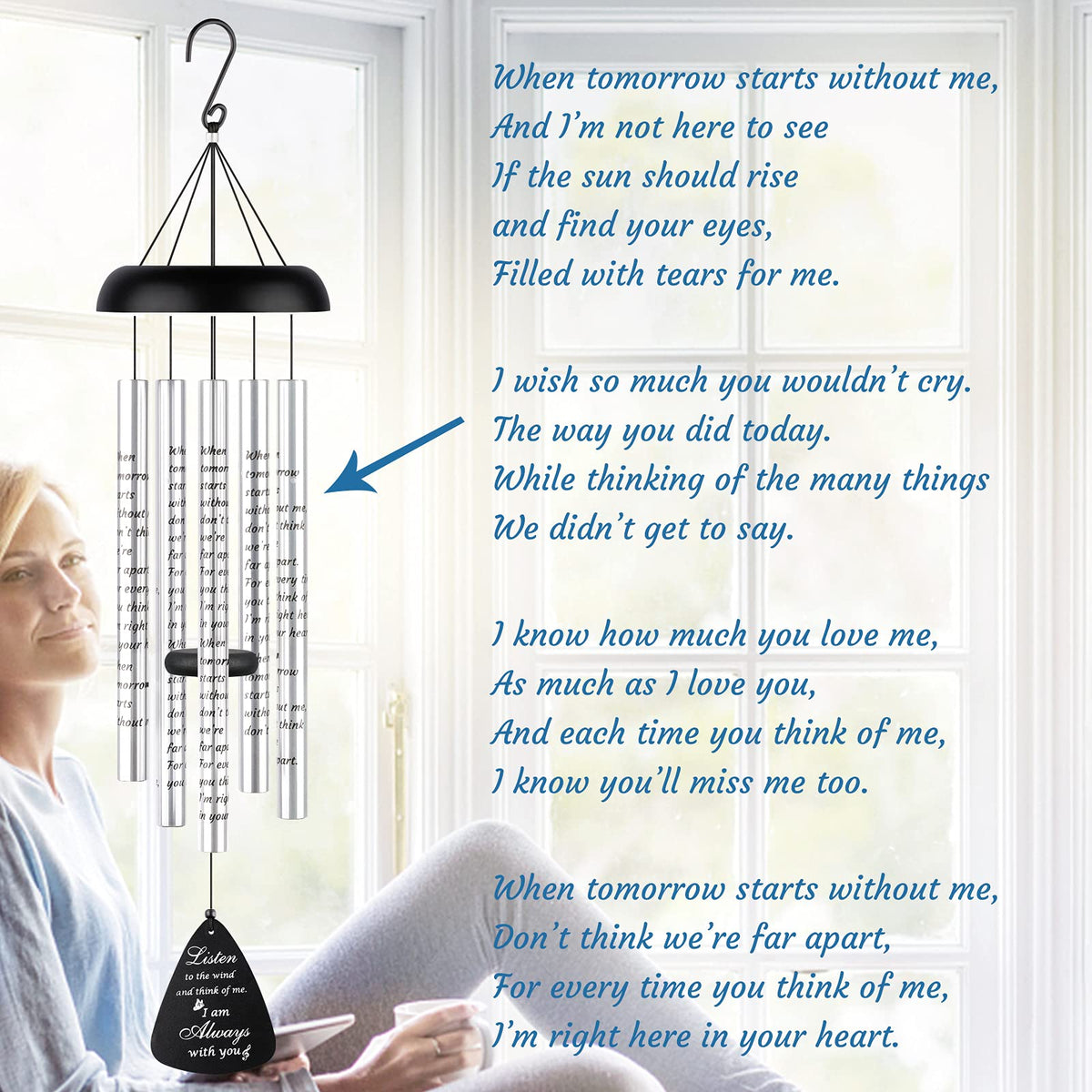 Fabuday memorial chimes pair with porches for reflection