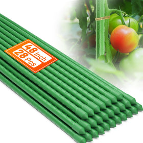 Fabulas 4ft garden stake ready for soil insertion and sturdy support.