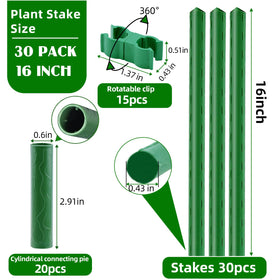 Fabulas garden stakes suited for indoor or outdoor use on balconies.
