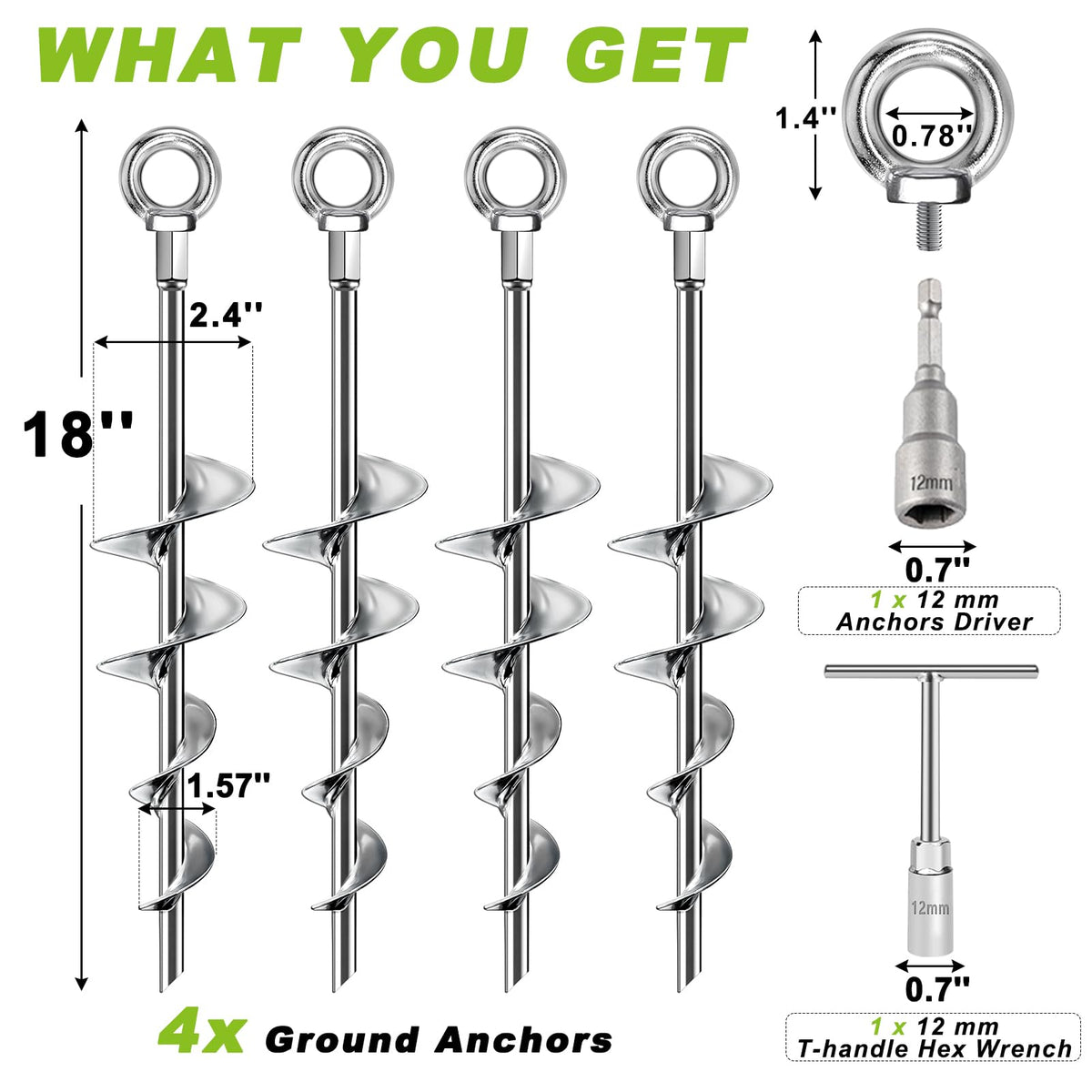 Protective caps keep Fabulas anchors safe during transport