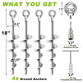 Protective caps keep Fabulas anchors safe during transport