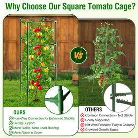 Fabulas 3-pack includes rods, connectors, and ties to build multiple trellises.