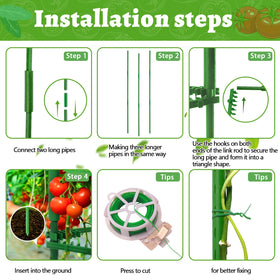 Fabulas adjustable height and width let you tailor support as plants grow.