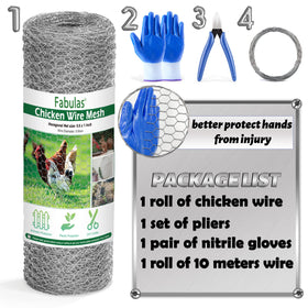Fabulas tool kit included with gloves and pliers for safe installation