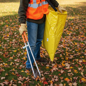 Faccito bag features tear resistant polypropylene for heavy loads.