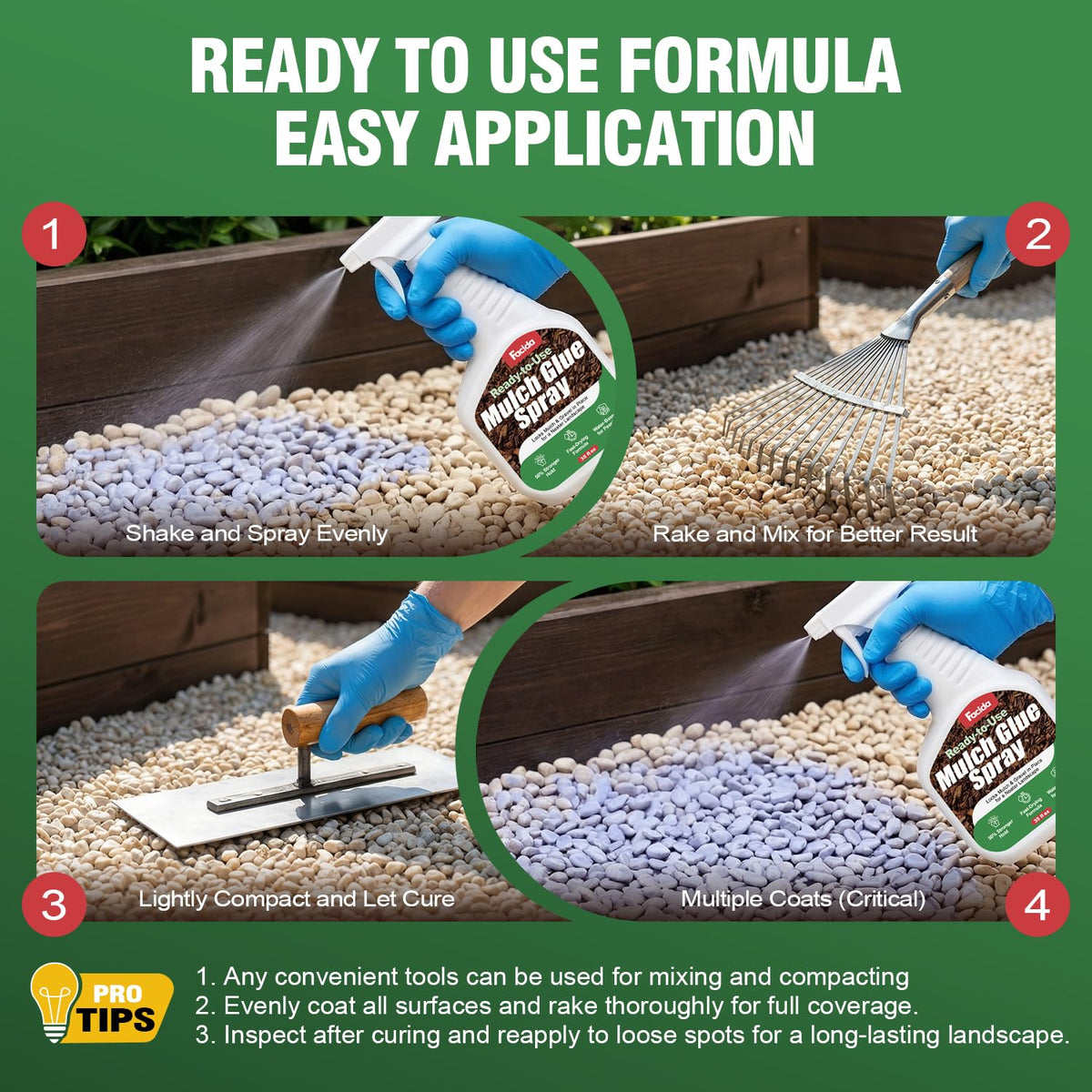 Facida water-based, VOC-free formula is pet- and kid-safe for homes.