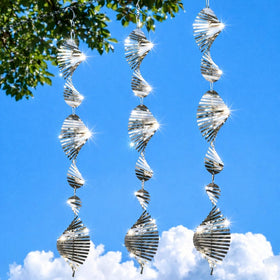 Factee bird deterrents featuring 3D mirror craftsmanship for outdoor aesthetics and bird deterrence.